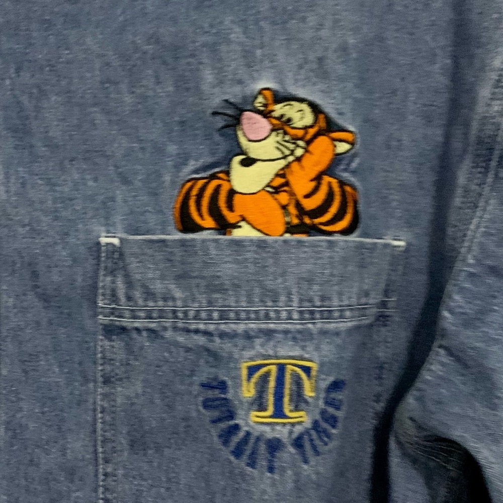 Disney vintage Tigger denim shirt